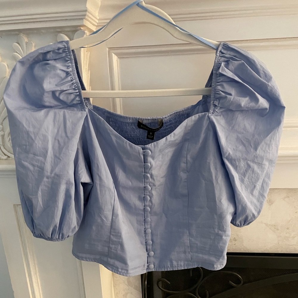 NWT Banana Republic puff sleeve blouse sz. Small